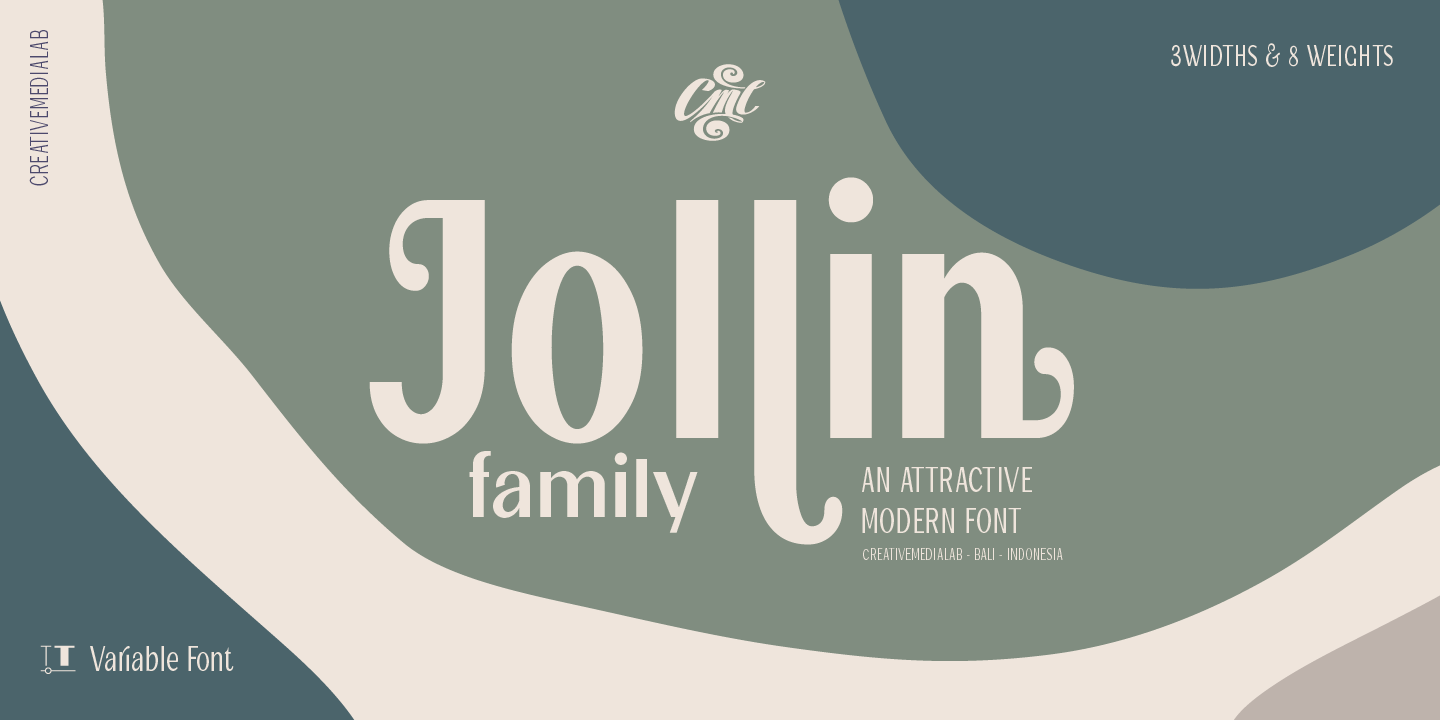 Пример шрифта Jollin Family #1